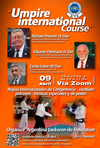INTERNATIONAL UMPIRE COURSE by Grand Master Eduardo Palmisano