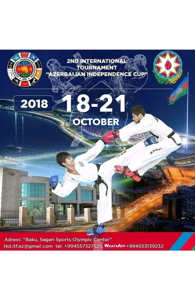 2nd International Tournament (Independence Cup of Azerbaijan)  Taekwon-Do ITF